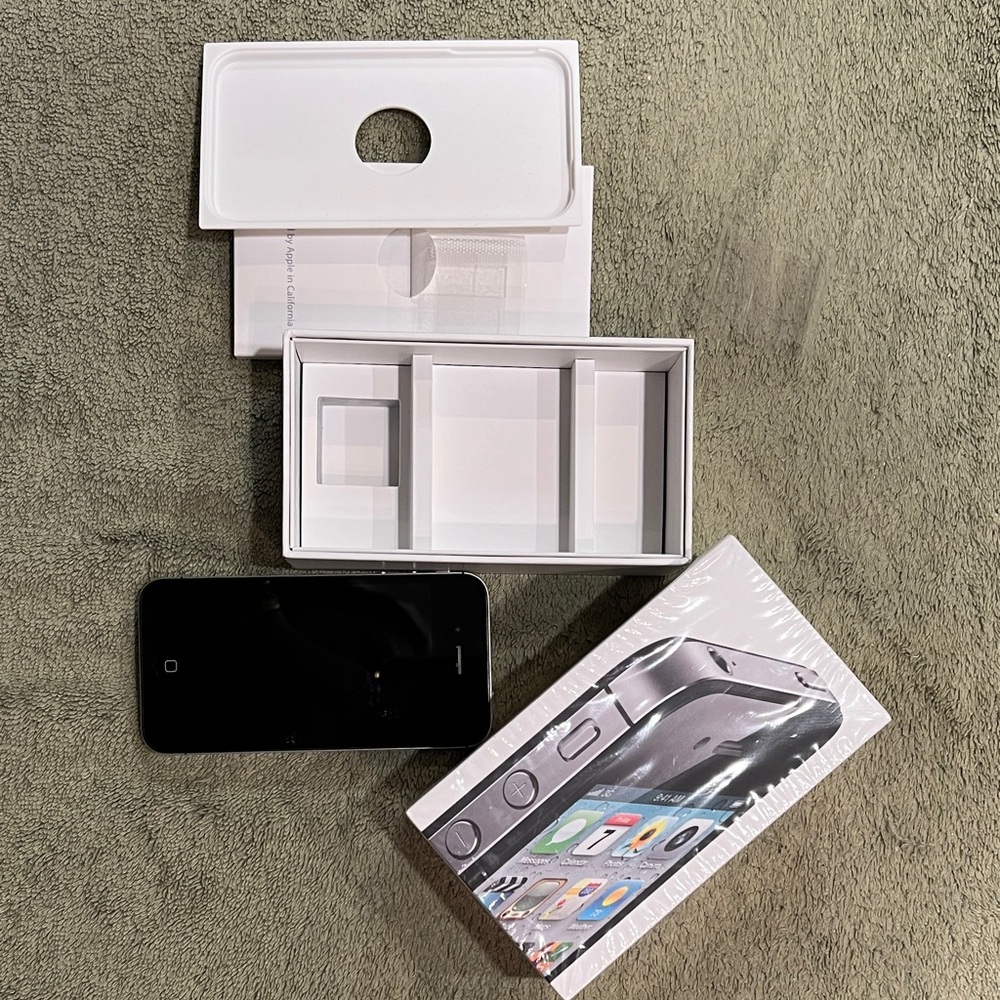 Apple iPhone with Black Finish